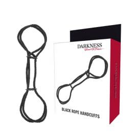 DARKNESS - 100% COTTON ROPE HANDCUFFS OR ANKLE HANDCUFFS 2
